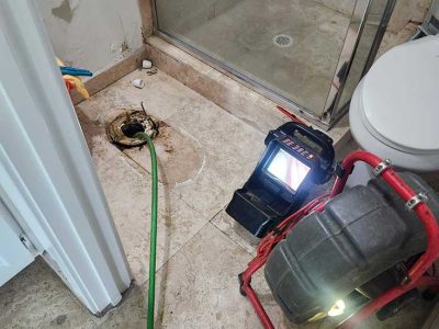 Bathroom Drain Unclogging